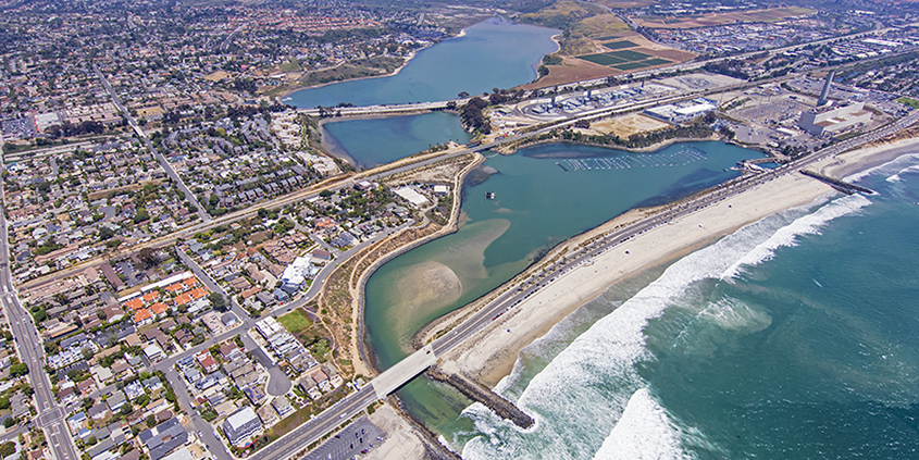 San Diego regional water quality regulators issued a new permit for the development of permanent, stand-alone seawater intake and discharge facilities at the Carlsbad Desalination Plant. Photo: Water Authority