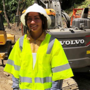 Mary Maciel learns good safety practices as part of her summer internship with the Fallbrook Public Utility District. Photo: FPUD Water industry career opportunities