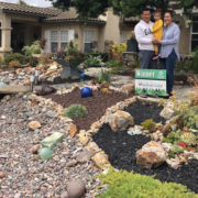 WaterSmart Landscape Contest-The Nieves family of Bonita won the Sweetwater Authority's 2019 Landscape Makeover Contest for theier creative WaterSmart landscaping design. Photo: Sweetwater Authority 2021 Landscape Makeover
