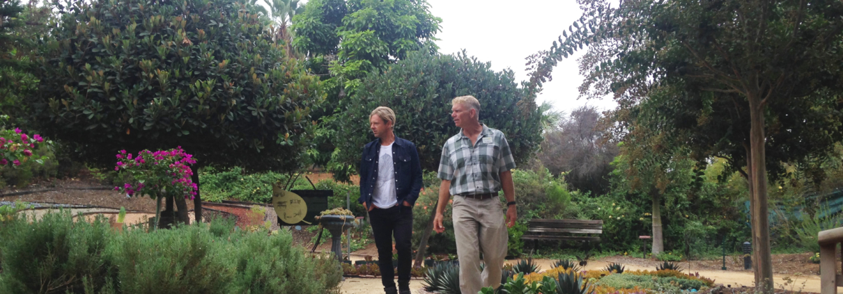 Jon Foreman of the San Diego band Switchfoot is among the many fans of The Water Conservation Garden in San Diego's East County. Photo: Water Authority