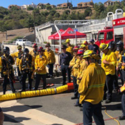 North San Diego County fire agencies teamed up in November with the Vallecitos Water District for confined space training drills. Photo: Vallecitos Water District