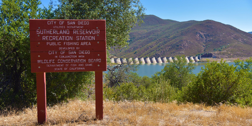 Sutherland Reservoir reopens for recreation in 2020 on Friday, March 6. Photo: City of San Diego