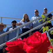 (L to R) Vallecitos Water District employees at the Meadowlark Water Reclamation Facility: Ivan Murguia, Arturo Sanchez, Dawn McDougle, Chris Deering, Marc Smith, and Matt Wiese. Photo: Vallecitos Water District employees