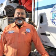 "The desire to produce quality work and to know that customers can depend on us is what motivates me," said Sweetwater Authority Field Crew Supervisor Javier Natividad. Photo: Water Authority water pros working