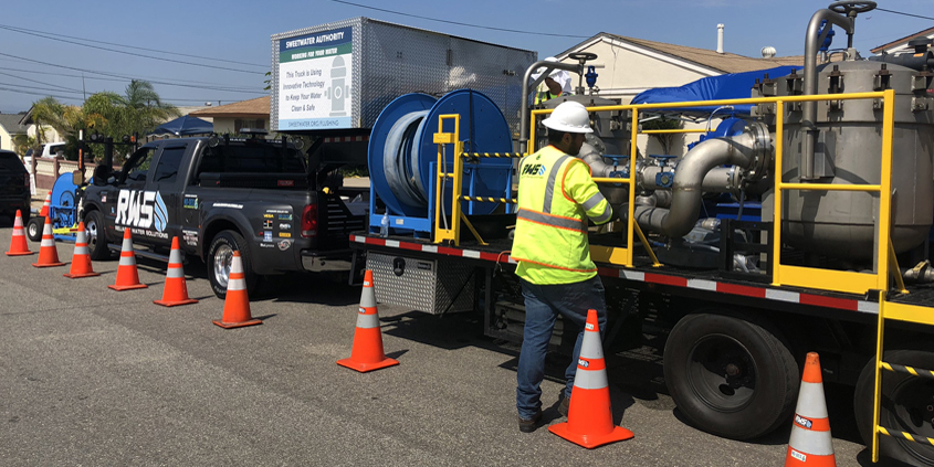 The Sweetwater Authority will use innovative technology to flush all 400 miles of its system pipelines. Pnoto: Sweetwater Authority