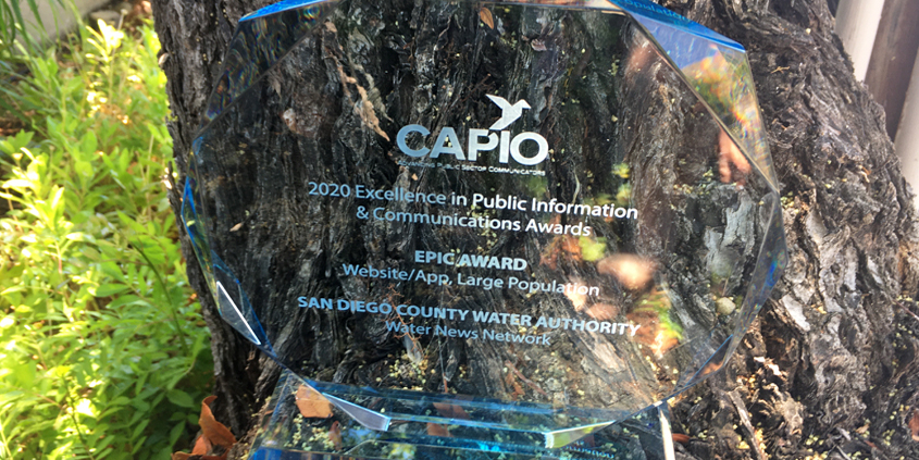 EPIC Award-CAPIO-San Diego County Water Authority-Water News Network