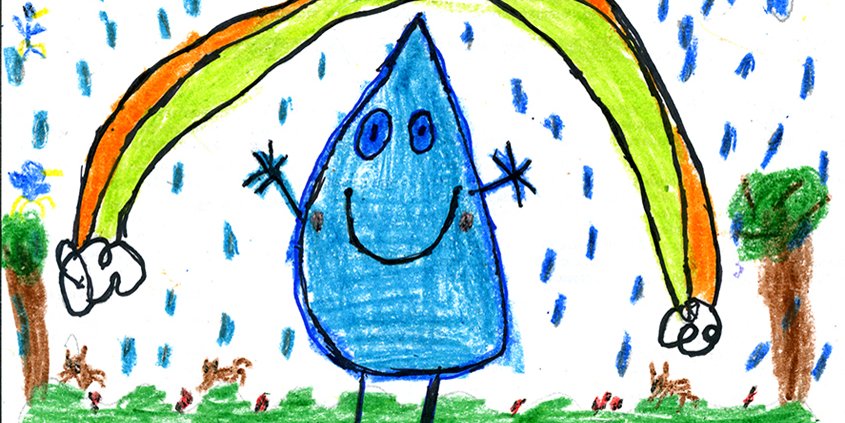 Sixteen determined Live Oak Elementary School students in Fallbrook made sure a 2021 "Be WaterSmart" calendar would be published despite the coronavirus pandemic. Photo: Fallbrook Public Utility District Fallbrook students