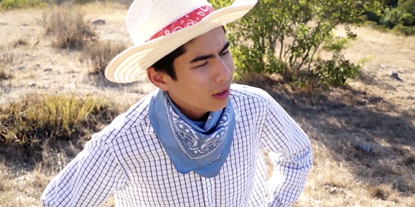 San Marcos High School student Jordan Chan’s 2019 winning video featured a Wild West time travel theme. Photo: YouTube special districts video contest