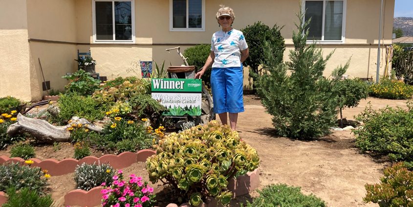 Jeanne Reutunger transformed a neglected front yard into a beautiful native garden and the winner of the 2022 City of Escondido Landscape Makeover Contest. Photo: City of Escondido