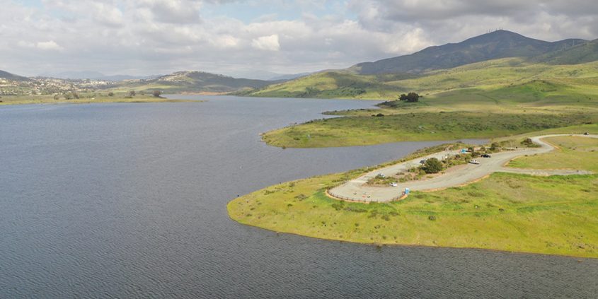 The Sweetwater Reservoir will offer free fishing on Sundays throughout 2023. Photo: Sweetwater Authority