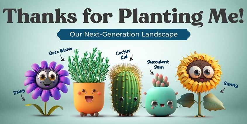Thanks for Planting Me!-Landscape Transformation-water conservation-landscapes